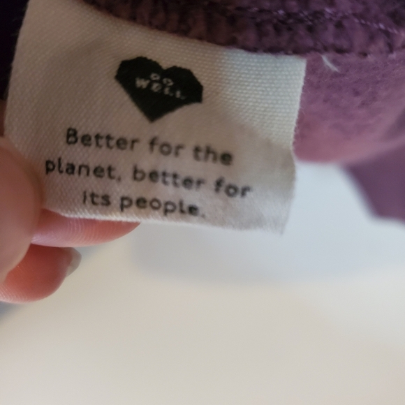 Madewell Make Weekends Longer Oversized Cropped Button Sweater Size Large - Picture 6 of 13